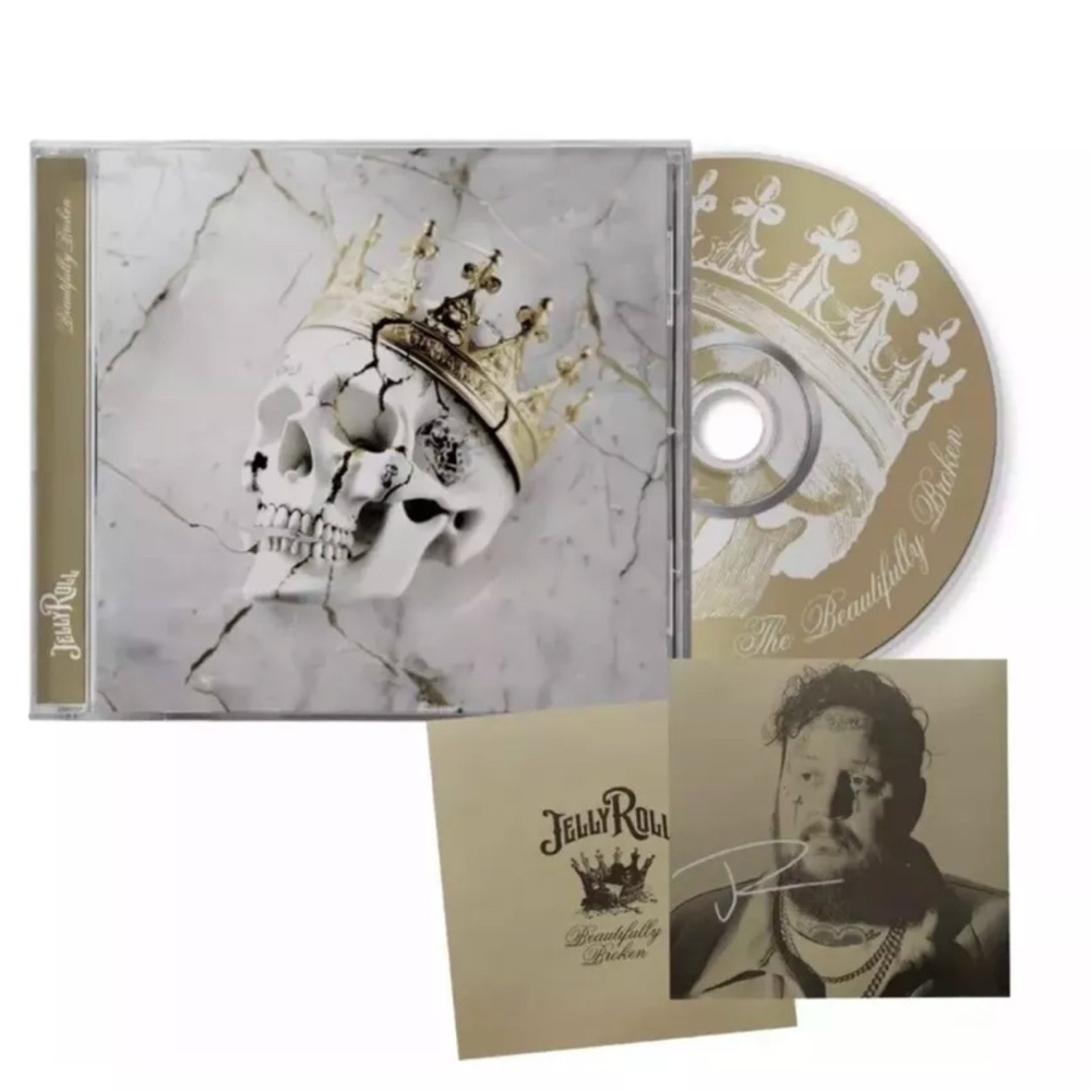 SEALED Jelly Roll Signed Insert Beautifully Broken CD
